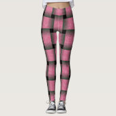 Streifen rosa Körbchen Leggings (Vorderseite)