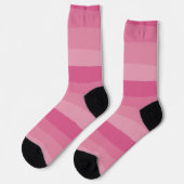 Streifen - rosa socken (Linkes Detail)