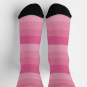 Streifen - rosa socken (Oben)