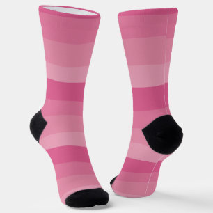 Streifen - rosa socken