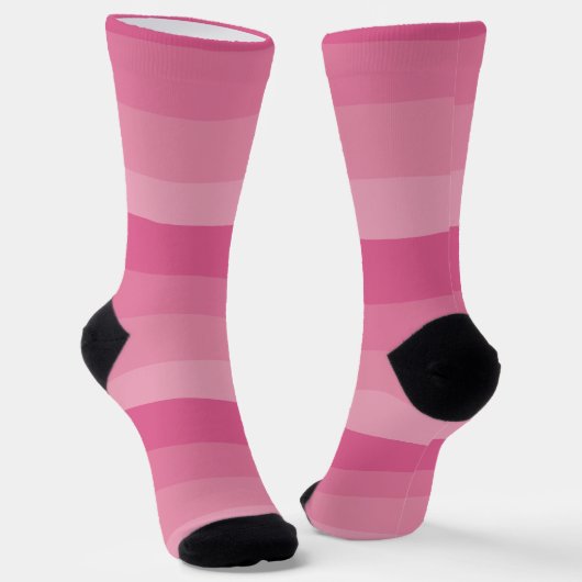 Streifen - rosa socken (Gewinkelt)