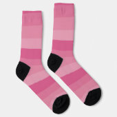 Streifen - rosa socken (Rechts)