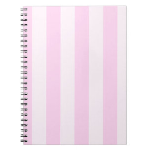 Streifen - rosa und hellrosa notizblock