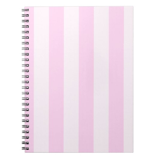 Streifen - rosa und hellrosa notizblock (Vorderseite)