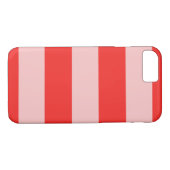 Streifen Rosa und Rot Case-Mate iPhone Hülle (Rückseite (Horizontal))