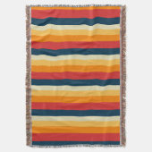 Streifen rot, blau, orange und gelb decke (Vorderseite Vertikal)