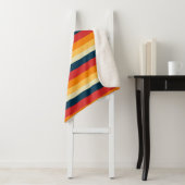 Streifen rot, blau, orange und gelb sherpadecke (Beispiel)