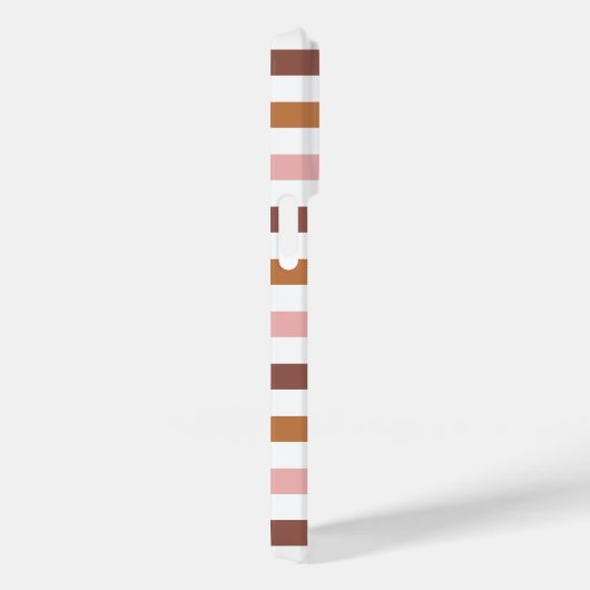 Streifen rot neutrale modern Case-Mate iPhone hülle (Rückseite / Rechts)