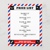 Streifen rot und blau flyer (Hinten)