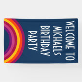 Streifen Rundrahmen 01 + Ihre Idee Banner (Horizontal)