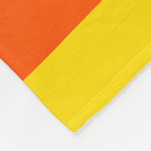 Streifen - schwarz, rosa, orange und gelb fleecedecke (Ecke)