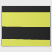 Streifen schwarz und gelb geschenkpapier (Flach)