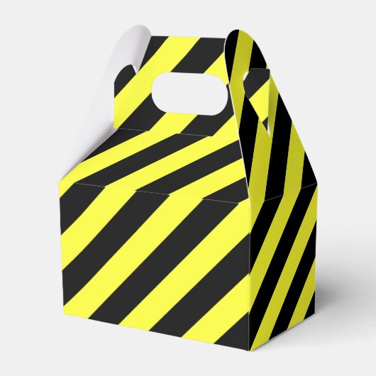 Streifen schwarz und gelb geschenkschachtel (Rückseite)