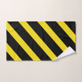 Streifen schwarz und gelb Streifen Streifen Streif Badhandtuch Set (Handtuch)