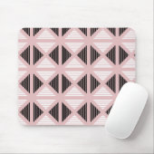 Streifen schwarz und rosa mousepad (Mit Mouse)