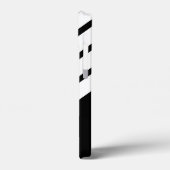 Streifen schwarz und weiß Case-Mate iPhone hülle (Rückseite / Links)