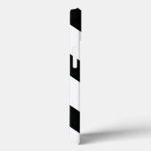 Streifen (schwarz und weiß) | Diagonal) Jede benut Case-Mate iPhone Hülle (Rückseite / Rechts)