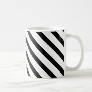 Streifen (schwarz und weiß)   Diagonal) Jede benut Kaffeetasse