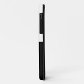 Streifen (schwarz und weiß) | Horizontal) individu Case-Mate iPhone Hülle (Hinten/Links)