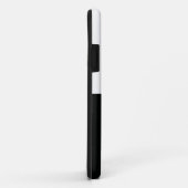 Streifen (schwarz und weiß) | Horizontal) individu Case-Mate iPhone Hülle (Hinten/Rechts)