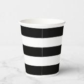 Streifen schwarz und weiß pappbecher (Rechts)