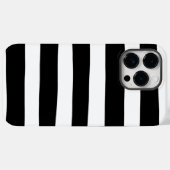Streifen - Schwarz/Weiß Case-Mate iPhone Hülle (Rückseite (Horizontal))