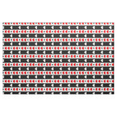 Streifen Schwarz-weiß Hearts Textil Stoff (Yard (91,4 cm))