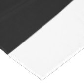 Streifen - Schwarz/Weiß Tischdecke (Schrägansicht)