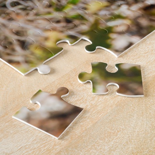 Streifen Skunk Fern Log Puzzle (Seite)