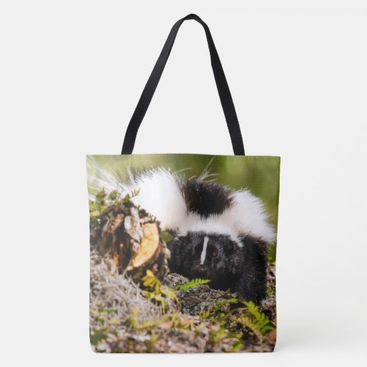 Streifen Skunk Fern Log Tasche (Vorderseite)