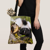 Streifen Skunk Fern Log Tasche (Von Nahem)