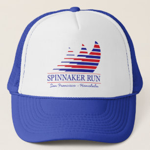 Streifen _Spinnaker Run_SF - Honolulu laufen Truckerkappe