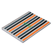 Streifen Spiral Foto Notebook Notizblock (Linke Seite)