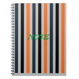 Streifen Spiral Foto Notebook Notizblock