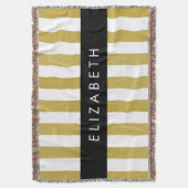 Streifen, Streifen, Linien, Ihr Name Decke (Vorderseite Vertikal)