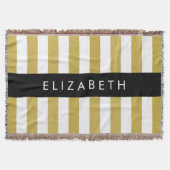 Streifen, Streifen, Linien, Ihr Name Decke (Vorderseite)