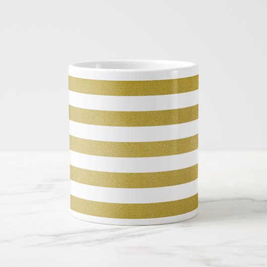 Streifen, Streifen, Linien, Ihr Name Jumbo-Tasse (Vorderseite)