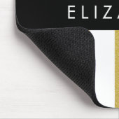 Streifen, Streifen, Linien, Ihr Name Mousepad (Ecke)