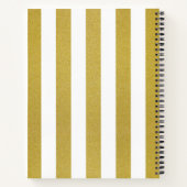 Streifen, Streifen, Linien, Ihr Name Notizblock (Rückseite)