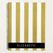 Streifen, Streifen, Linien, Ihr Name Planer (Vorderseite)