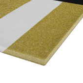 Streifen, Streifen, Linien, Ihr Name Schneidebrett (Ecke)