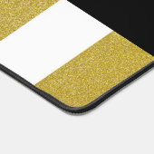 Streifen, Streifen, Linien, Ihr Name Schreibtischunterlage (Ecke)