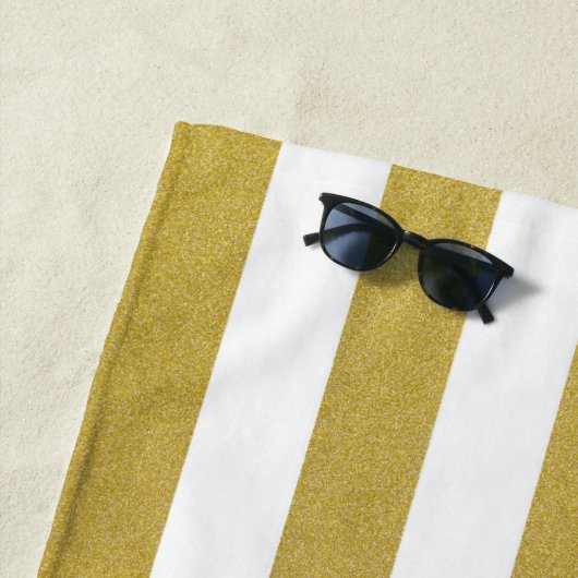 Streifen, Streifen, Linien, Ihr Name Strandtuch (Beispiel)