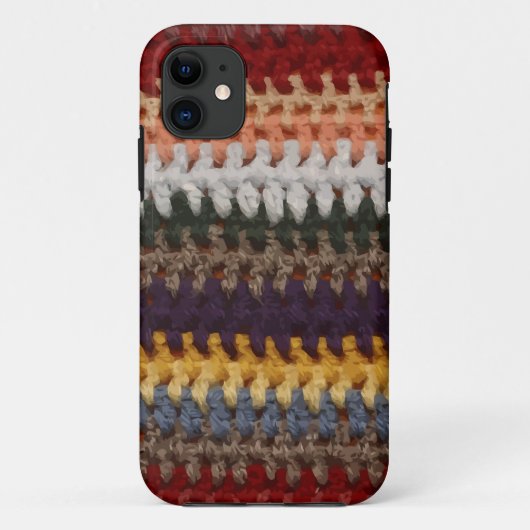 Streifen stricken Case-Mate iPhone hülle (Rückseite)