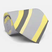 Streifen stripes gelb grau yellow gray grey krawatte (Gerollt)