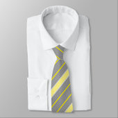 Streifen stripes gelb yellow grau grey gray krawatte (Gebunden)