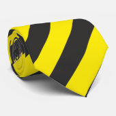 Streifen stripes schwarz gelb black yellow krawatte (Gerollt)