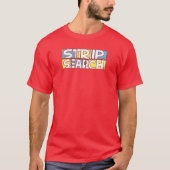 Streifen-Suchlogot-stück T-Shirt (Vorderseite)