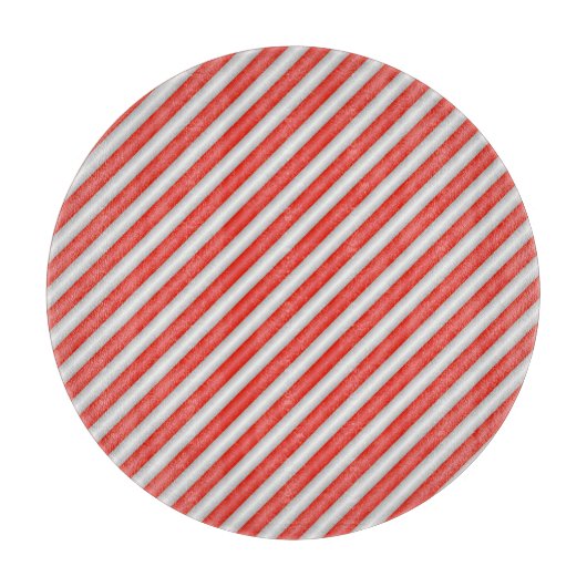 Streifen-Süßmuster Schneidebrett (Vorderseite)