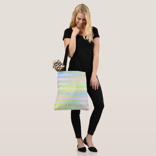 Streifen Tasche (Am Model)